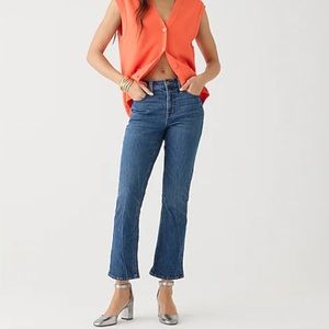 J Crew 10” Demi boot crop jeans